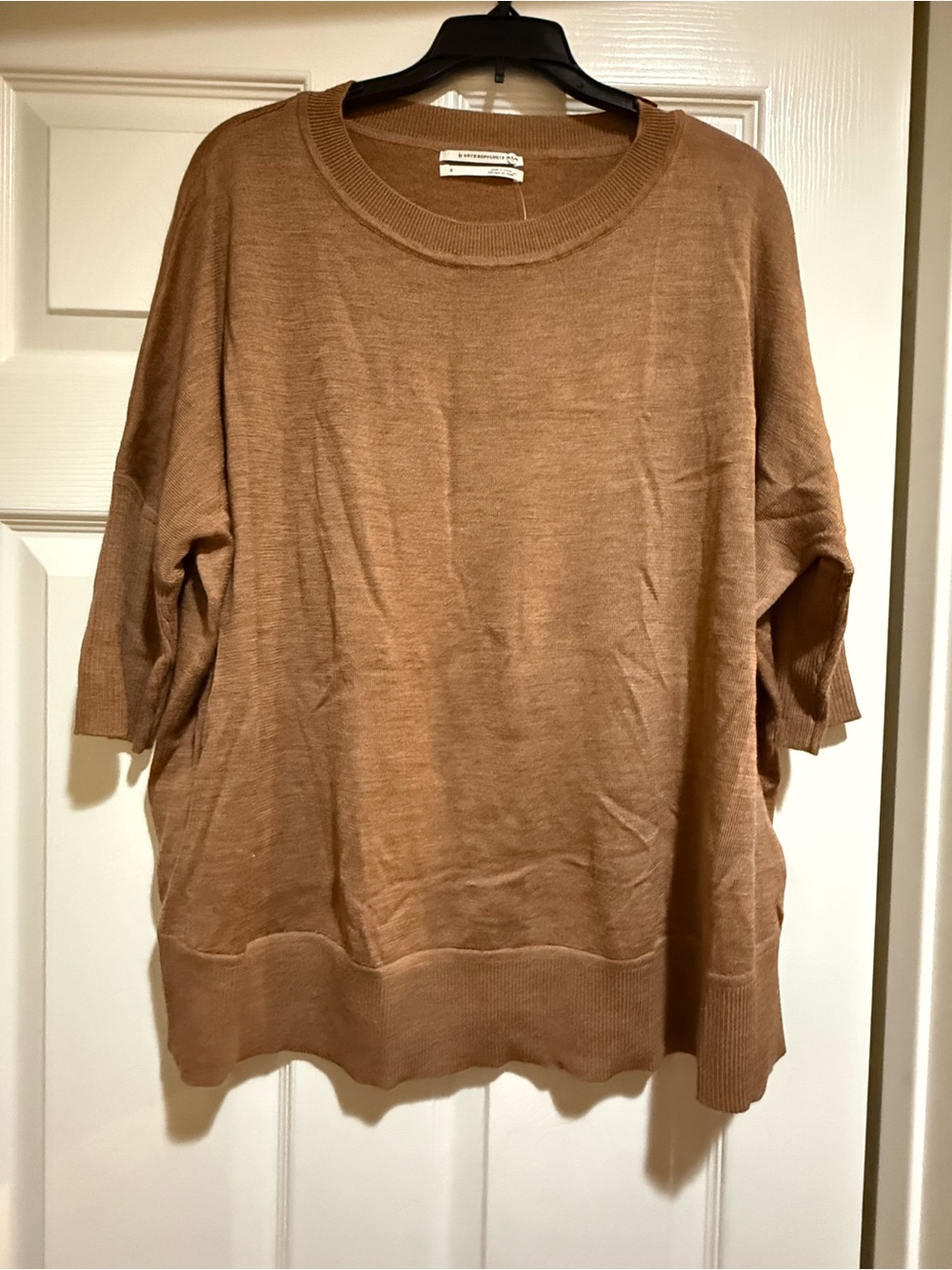 Anthropologie Short-Sleeve Knit Sweater